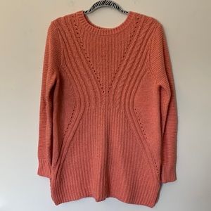 Mossino Salmon Knit Sweater Size XL